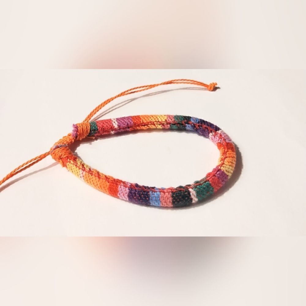 Stripped bracelet men's punk new d63‎